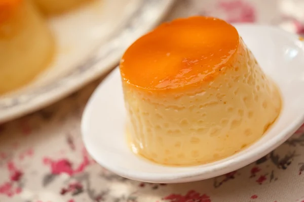 Pudding, köstliches Dessert — Stockfoto