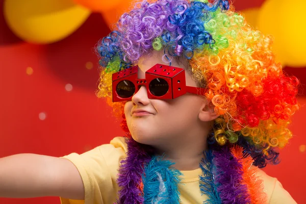 Kind plezier op carnaval — Stockfoto