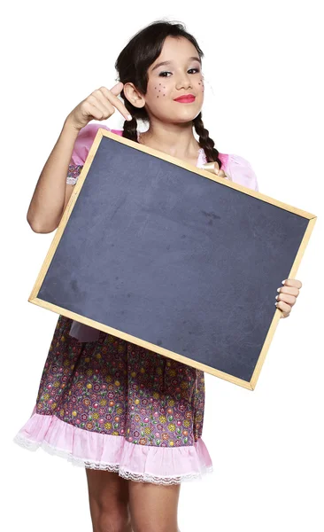 Menina para o festival de junho — Fotografia de Stock