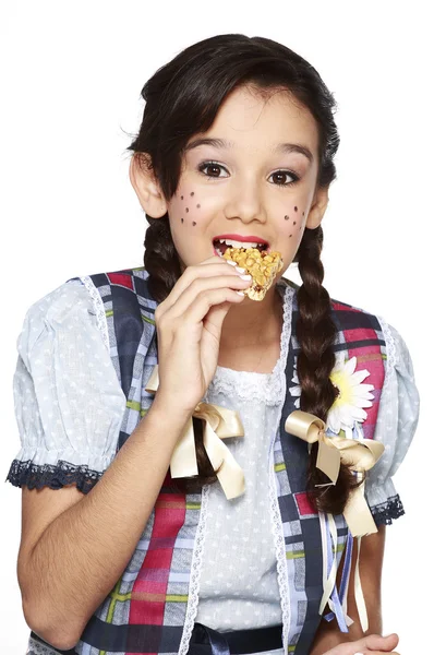 Menina para o festival de junho — Fotografia de Stock