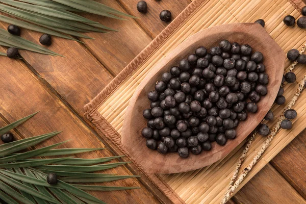 A fruta de açaí da amazônia — Fotografia de Stock