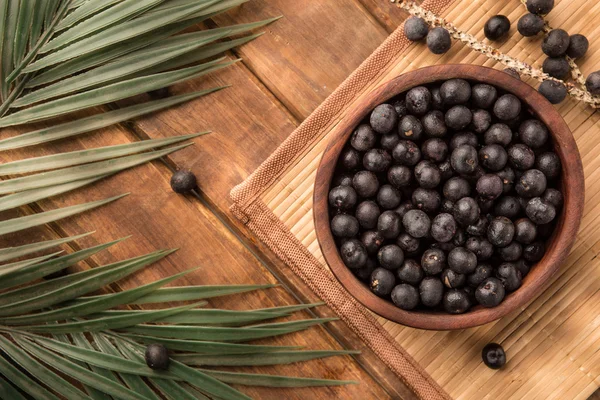 A fruta de açaí da amazônia — Fotografia de Stock