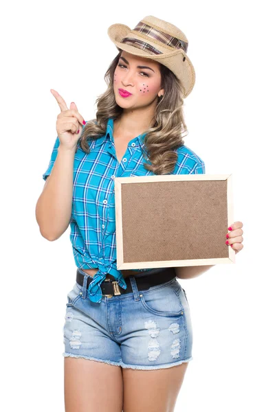 Menina para o festival de junho — Fotografia de Stock