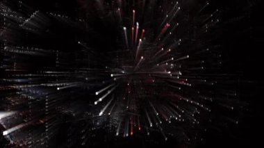 4k Kullanıcı güvenlik kalkanı koruma veri şifrelemesi, Matrix ikili bilgisayar kodu.