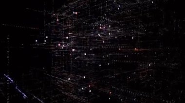 4k Beyin Yapay Zeka devresi, Matrix ikili bilgisayar kodu metni.