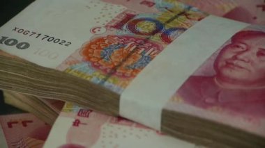 Büyük miktarda para RMB Finansal Özgürlük. Mao Zedong lideri Avatar..