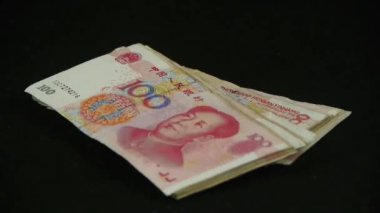 Büyük miktarda para RMB Finansal Özgürlük. Mao Zedong lideri Avatar..