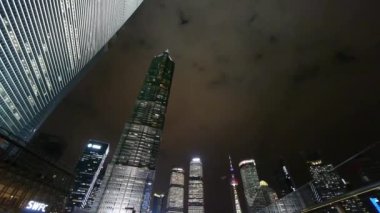 Şehir binası, Şangay Pudong iş merkezi, gece yarısı..