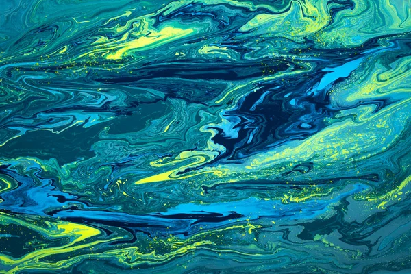 Soyut sanat, neon renkler. Mermer etkisi. Moda ve renkli tasarım.