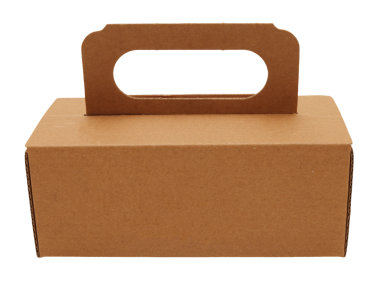 Temiz bir arkaplanda duran kahverengi karton kutu. Kutu şekil olarak basit, ambalaj veya depolama ihtiyaçları için uygundur. Günlük faaliyetlerde çeşitli kullanımlar için idealdir