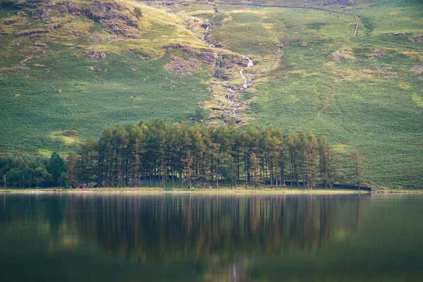 Kolekce Přírody Volně Žijících Živočichů Západem Slunce Panorama Oranžové Zelené — Stock fotografie