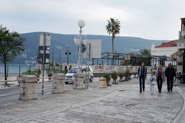 Herceg-Novi eski şehir görünümünü