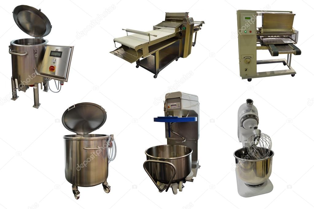 Set of bakery equipment