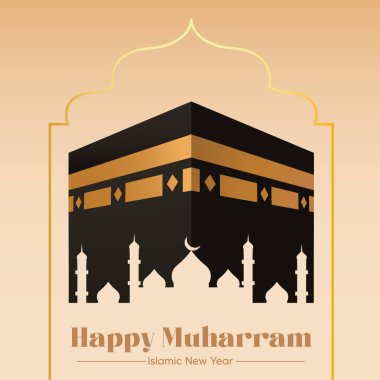 İslami Yeni Yıl Kutlama Kartı.