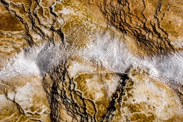 Geyser Yellowstone National Park Otroligt Vacker Gejser Varm Källa Yellowstone — Stockfoto