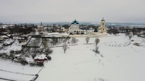 Vysotsky Monastery Orthodox Monastery Xiv Century One Nine Monasteries Founded — Stock video