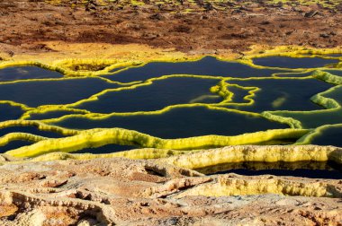 Dallol, Etiyopya 'nın kuzeydoğusunda, Eritre sınırı yakınlarındaki Danakil Havzası' nda aktif bir volkandır. Volkan, Io 'nun yüzeyini andıran Dünya dışı özel manzaralarıyla tanınır. Jüpiter Afrika uydusu.