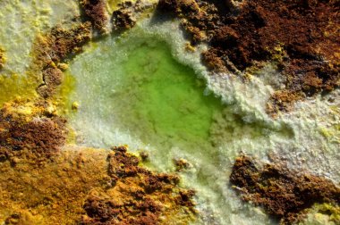 Dallol, Etiyopya 'nın kuzeydoğusunda, Eritre sınırı yakınlarındaki Danakil Havzası' nda aktif bir volkandır. Volkan, Io 'nun yüzeyini andıran Dünya dışı özel manzaralarıyla tanınır. Jüpiter Afrika uydusu.