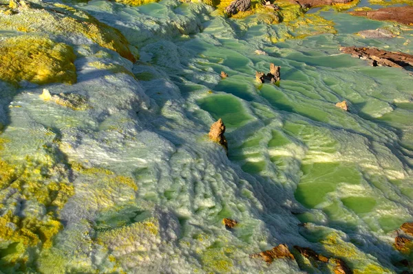 Dallol, Etiyopya 'nın kuzeydoğusunda, Eritre sınırı yakınlarındaki Danakil Havzası' nda aktif bir volkandır. Volkan, Io 'nun yüzeyini andıran Dünya dışı özel manzaralarıyla tanınır. Jüpiter Afrika uydusu.