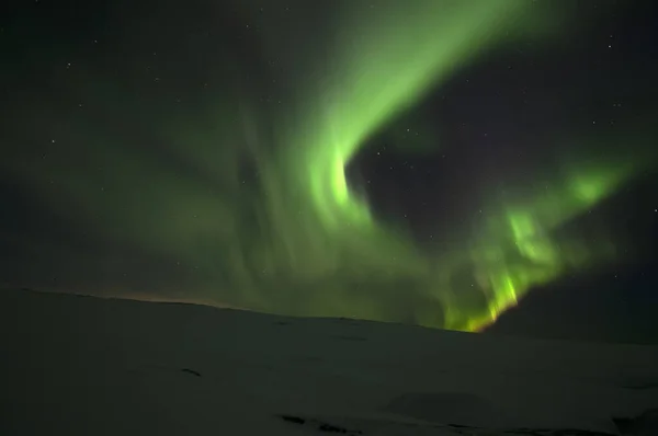 Aurora Borealis Northern Lights Teriberka Murmansk Region Russia — Stock Photo, Image