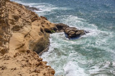 Atlantik kıyısı. Timassinin. Fas 'ta. Afrika