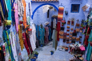 Blue City Chefchaouen. Fas, Afrika