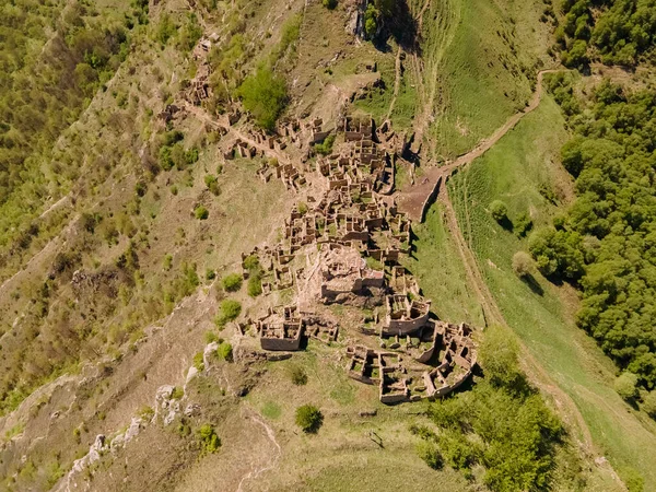 Village Fantôme Gamsutl Est Ancien Village République Daghestan Est Unique — Photo