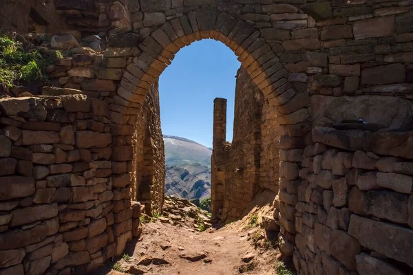 Village Fantôme Gamsutl Est Ancien Village République Daghestan Est Unique — Photo