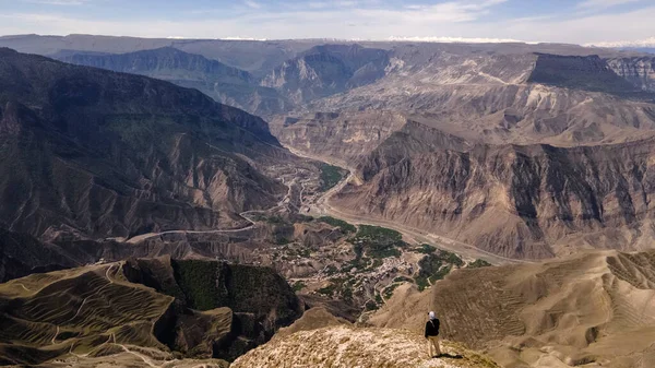 Sulak Canyon Cañón Más Profundo Europa Profundidad 1920 Metros Longitud —  Fotos de Stock