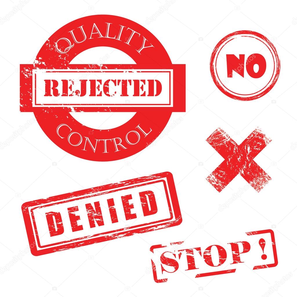 DISMISSED red stamp text Stock Vector