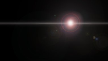 Pembe, kırmızı ve beyaz siyah arka plan üzerine boyama ile flare lens. Dijital olarak ışık demeti etkisi web kullanımı, duvar kağıtları ve arka planlar için oluşturulan.