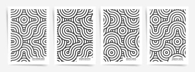 Klasik Geometrik Asya Poster Tasarım Şablonu. Poster, web sanatı, broşür, kitap kapağı için en iyisi. Japonlar doğal deseni geometrik elementlerle ve soyut dalgalı çizgilerle dalgalandırırlar. Vektör arkaplanı.