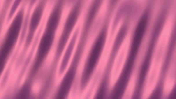 Pink silk fabric blowing in the wind — Stock Video