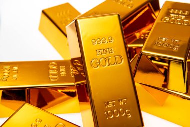 Metal rezervi için 24 bin altın. Rezerv için altın metal. Altın külçeleri altın külçeleri için. Yatırım ve ticaret için altın