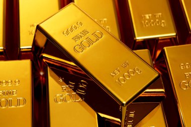 Altın külçeli altın lüks. Lüks külçeler için değerli metalden yapılmış altın külçeler. Lüks altın külçeleri. Altın külçe