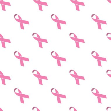 Pembe Kurdele Silueti Düz Vektör Grafik Tasarımlı Kusursuz Desen arkaplan ve giysi tasarımı için kullanılabilir