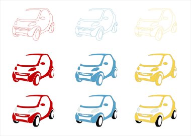 İki Kişilik Kompakt şehir otomobili