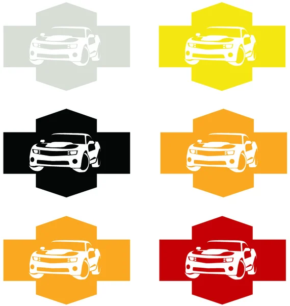 Deporte coche — Vector de stock