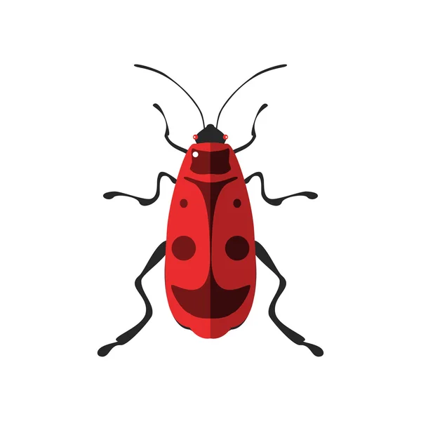 Εικονογράφηση φορέας ενός firebug. — Διανυσματικό Αρχείο