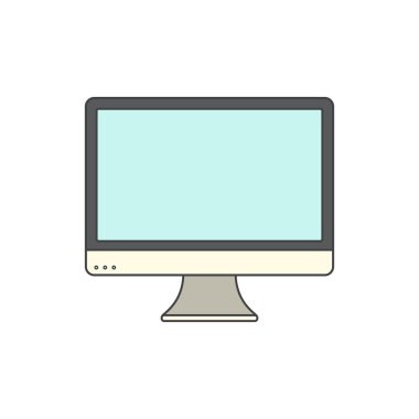 Masaüstü boş ekran ile.