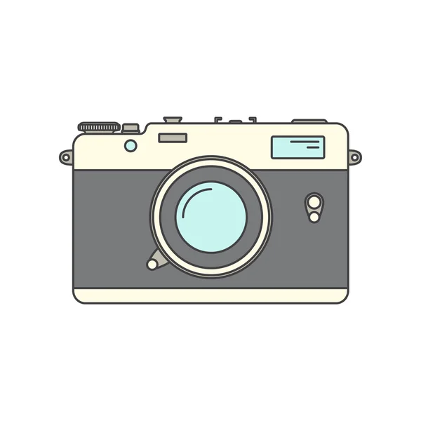 Icono de línea de cámara . — Vector de stock