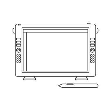 Kalem ekran satırı simgesi.