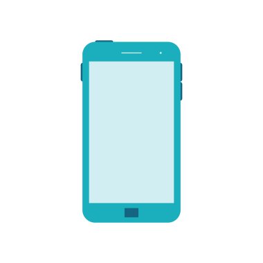 cep telefonu düz simgesi.