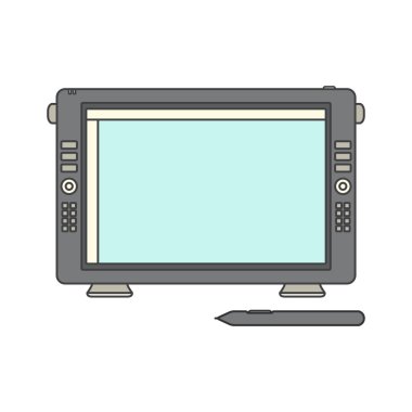 Kalem ekran satırı simgesi.