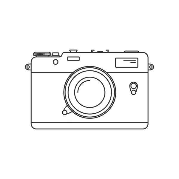 카메라 라인 아이콘. — 스톡 사진