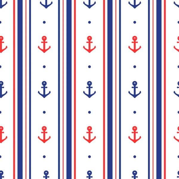 Nautical seamless pattern. — Stock Photo, Image