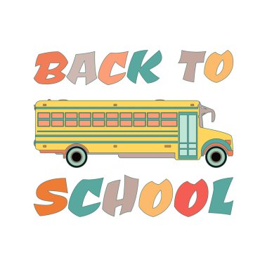 Geri okul poster tasarımı.