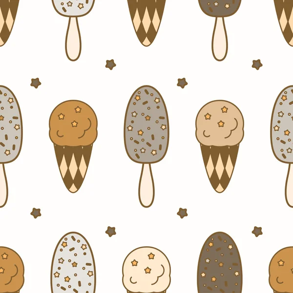 Dondurma pürüzsüz desen.