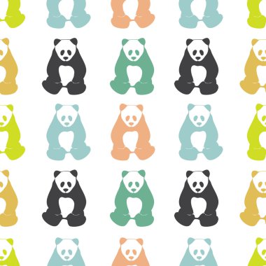 Panda Kusursuz Desen.