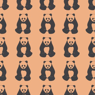 Panda Kusursuz Desen.